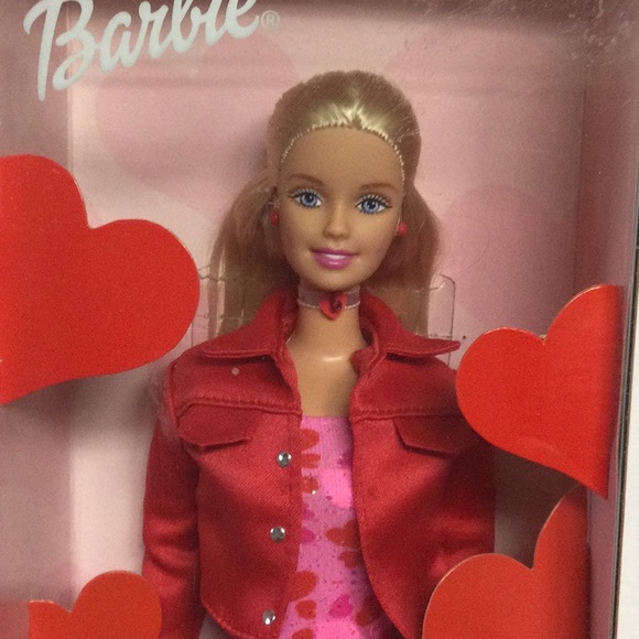 3 Valentine Barbie Dolls NRFB NEW - Picture 3 of 5